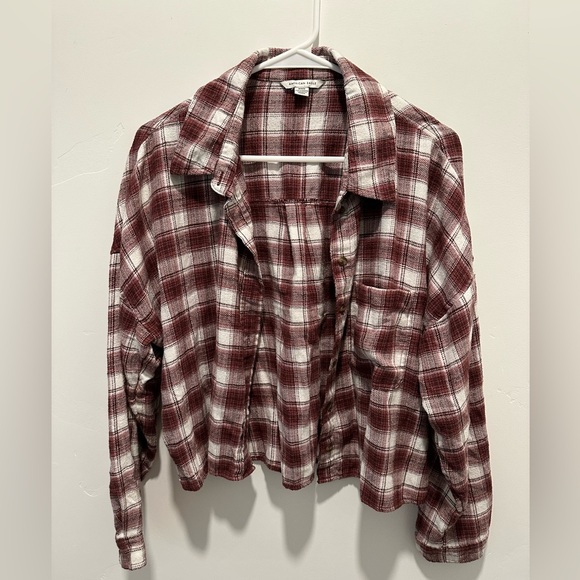 American Eagle Outfitters Tops - american eagle cropped flannel